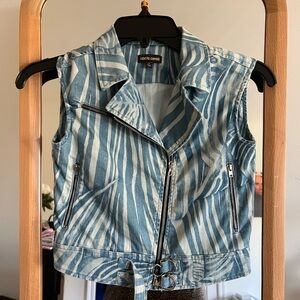 Roberto Cavalli Light Blue Striped Apparel